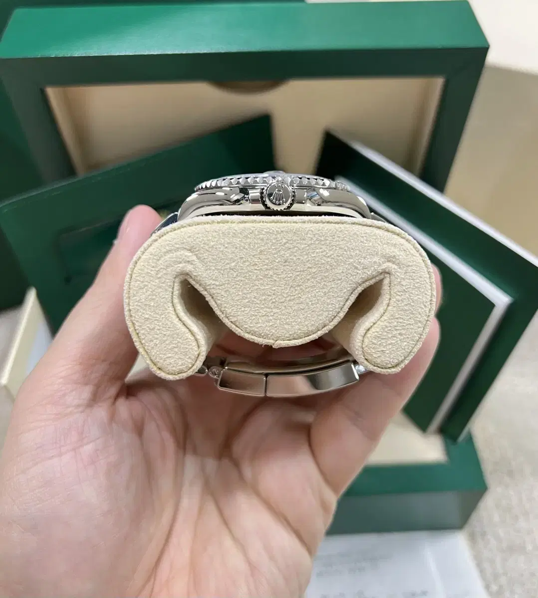 로렉스 신형 요트마스터1 청판40mm 126622스틸 영수증포함 국내풀셋