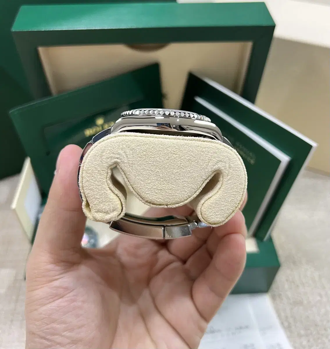 로렉스 신형 요트마스터1 청판40mm 126622스틸 영수증포함 국내풀셋