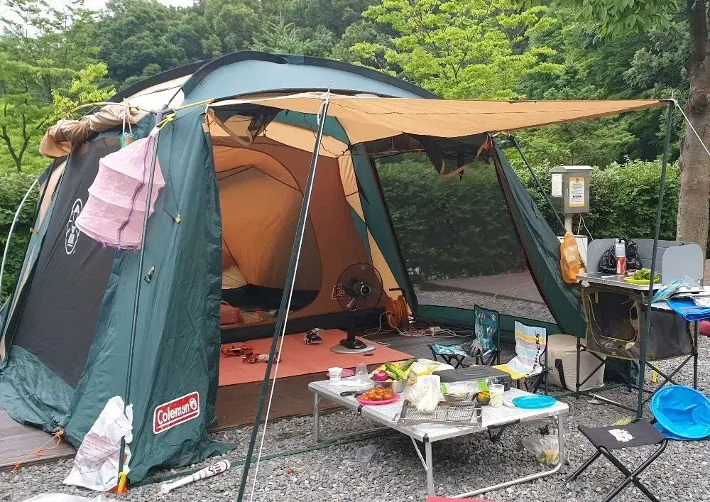 콜맨 2룸하우스 텐트